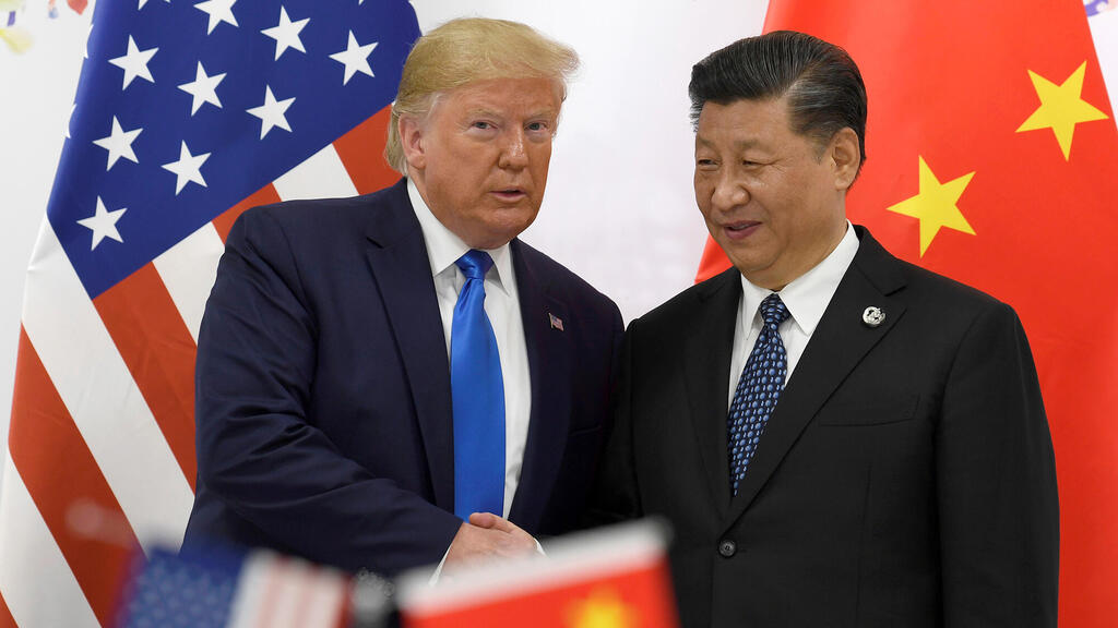 נשיא סין שי ג'ינפינג ונשיא ארה"ב דונלד טראמפ (צילום: Susan Walsh/AP) נשיא סין שי ג'ינפינג ונשיא ארה"ב דונלד טראמפ 13.12.19