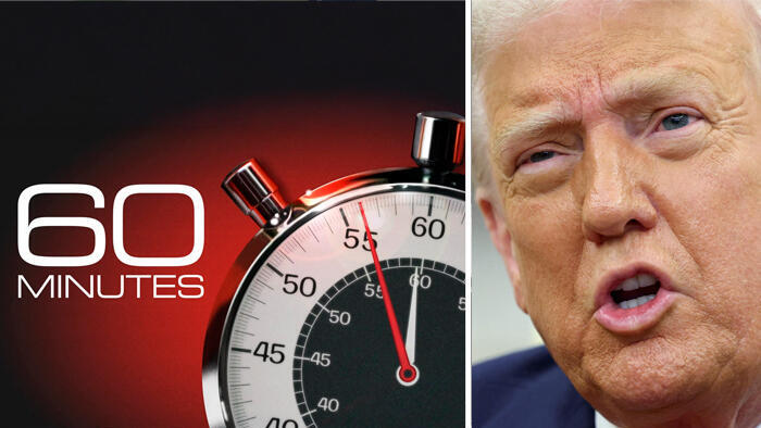 נשיא ארה"ב דונלד טראמפ 60 דקות CBS 