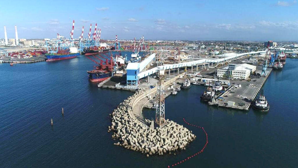 מסוע גרעינים נמל אשדוד