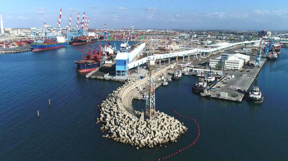 מסוע גרעינים נמל אשדוד