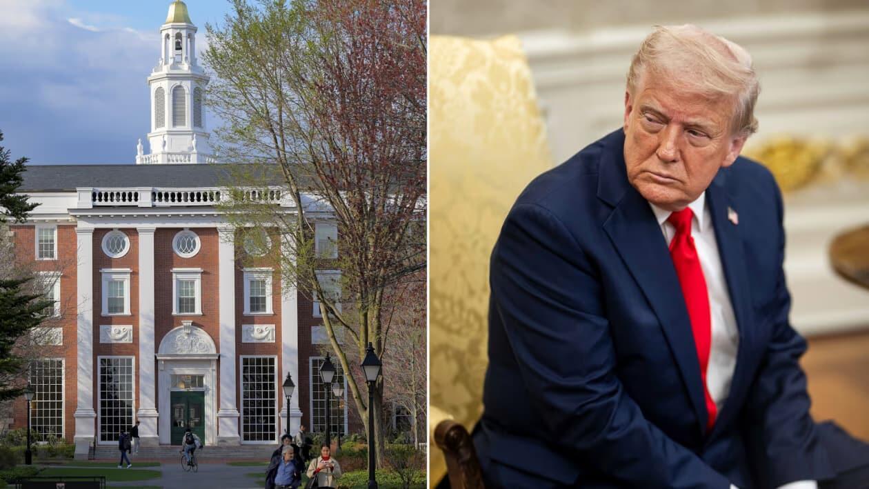 טראמפ אוניברסיטת הרווארד