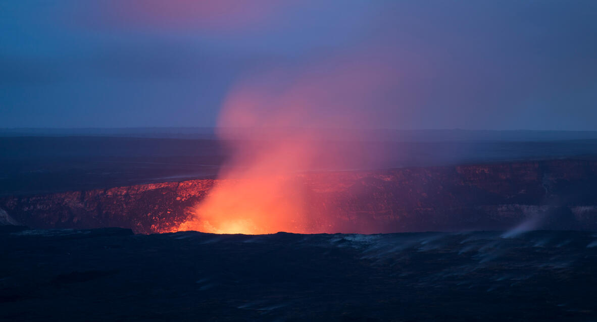 פוטו נופים יוצאי דופן הוואי הר געש kilauea