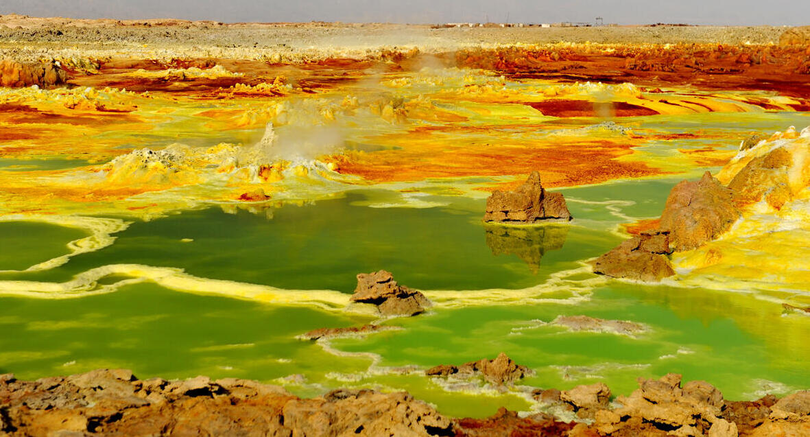 פוטו נופים יוצאי דופן אתיופיה dallol