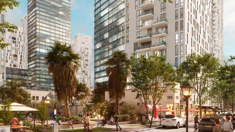 הדמיית וכנית מטרו העירייה בפתח תקווה