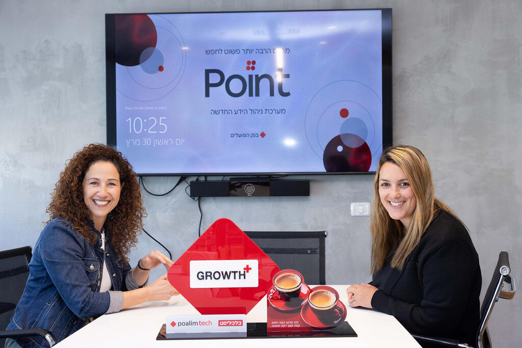 GROWTH+  מימין חני גולדשטיין מייסדת ומנכ”לית Snappy ו אתי נאמן מנכ”לית ומייסדת משותפת Neao Reality