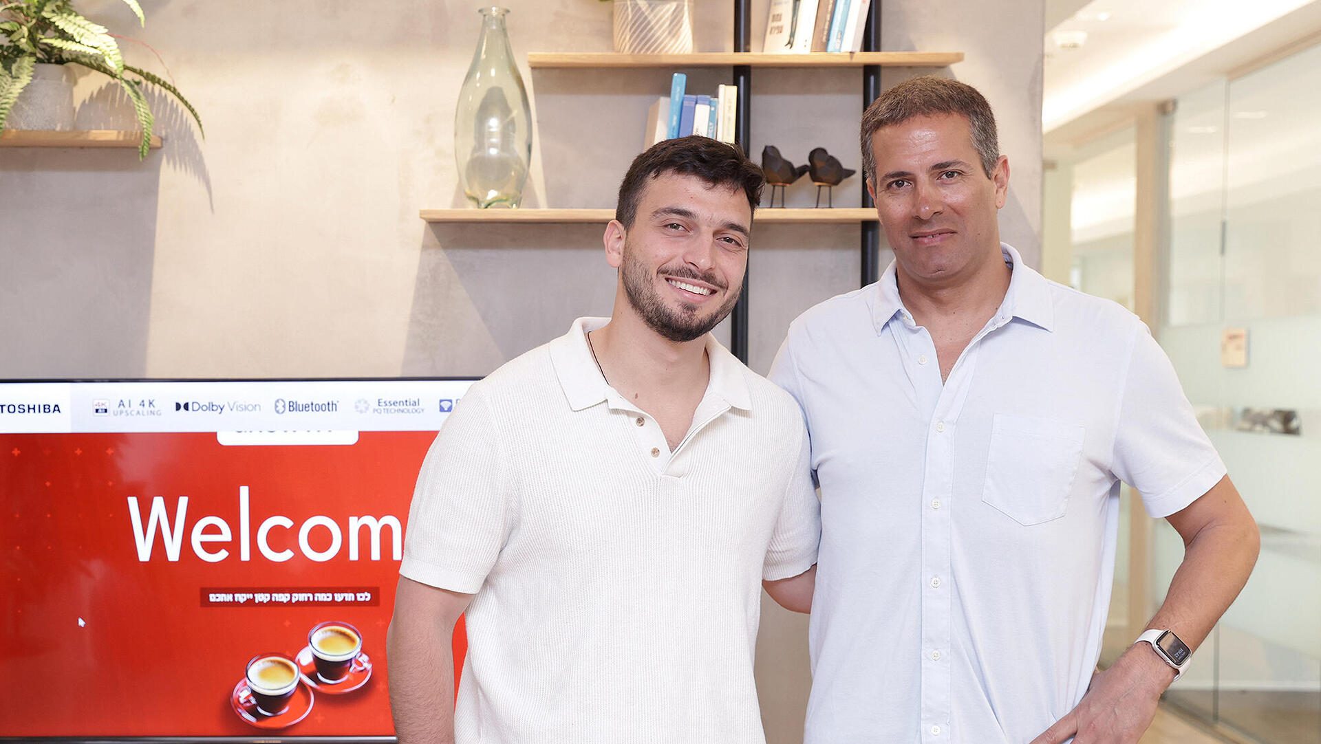GROWTH+ מימין אמיתי רצון מנכ"ל Pentera ו יואב חדד מנכ"ל IDEON Technology