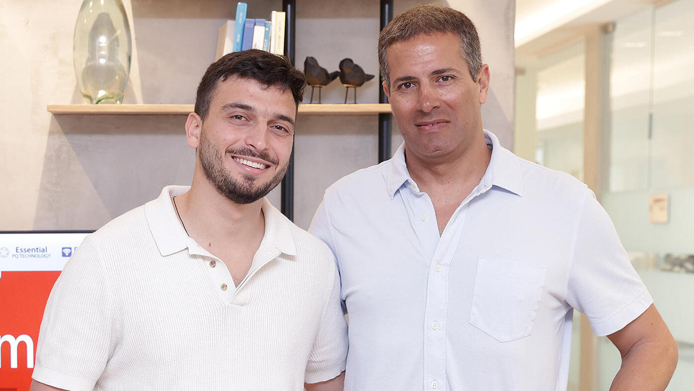 GROWTH+ מימין אמיתי רצון מנכ"ל Pentera ו יואב חדד מנכ"ל IDEON Technology