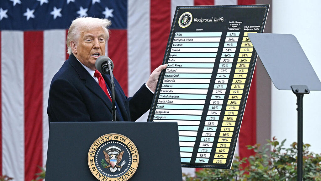 מוסף עצמאות 30.4.25 נשיא ארה"ב דונלד טראמפ מכריז על העלאת מכסים