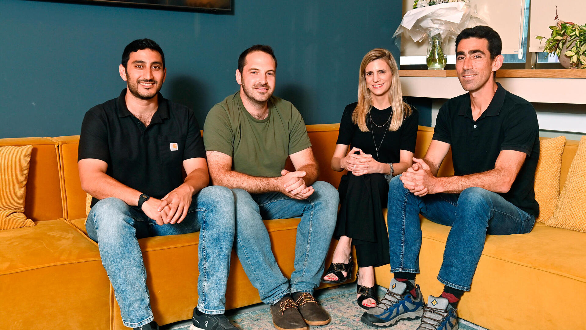 מוסף עצמאות 30.4.25 מייסדי Kela מימין בר אילן מרידור מני ו דרור