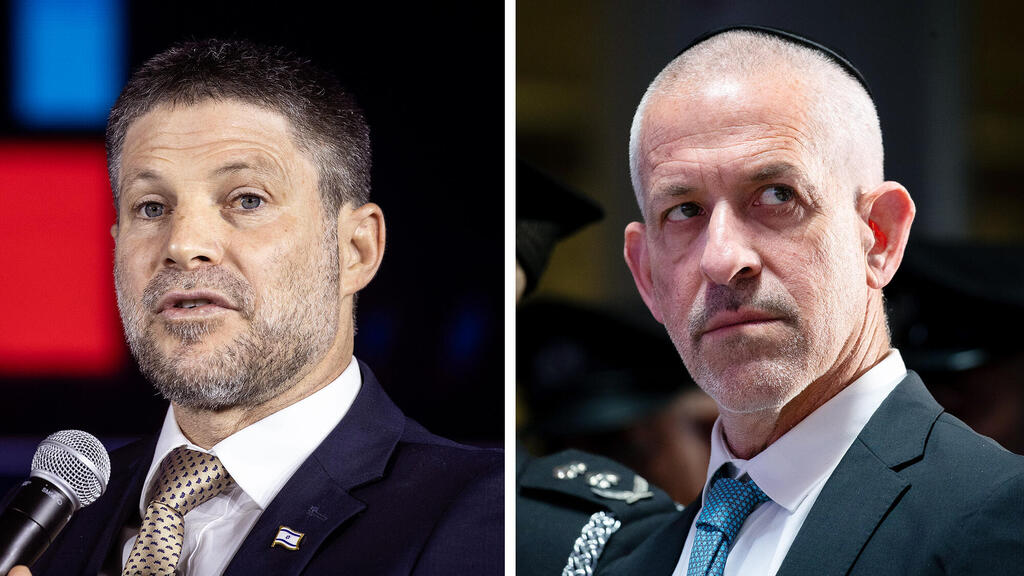 מימין ראש בשב"כ רונן בר ושר האוצר בצלאל סמוטריץ'