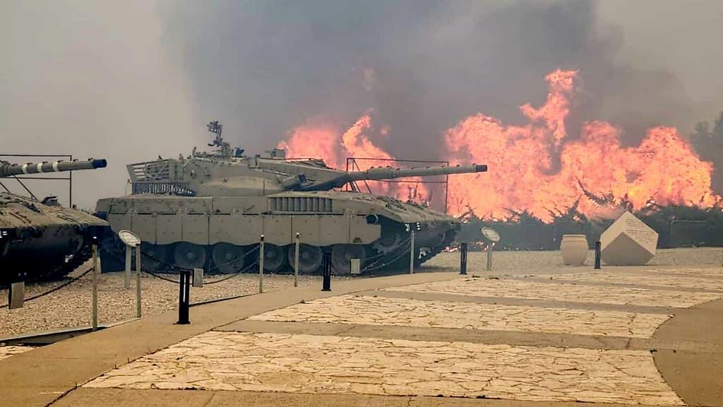שריפה יד לשריון לטרון 30.4.25