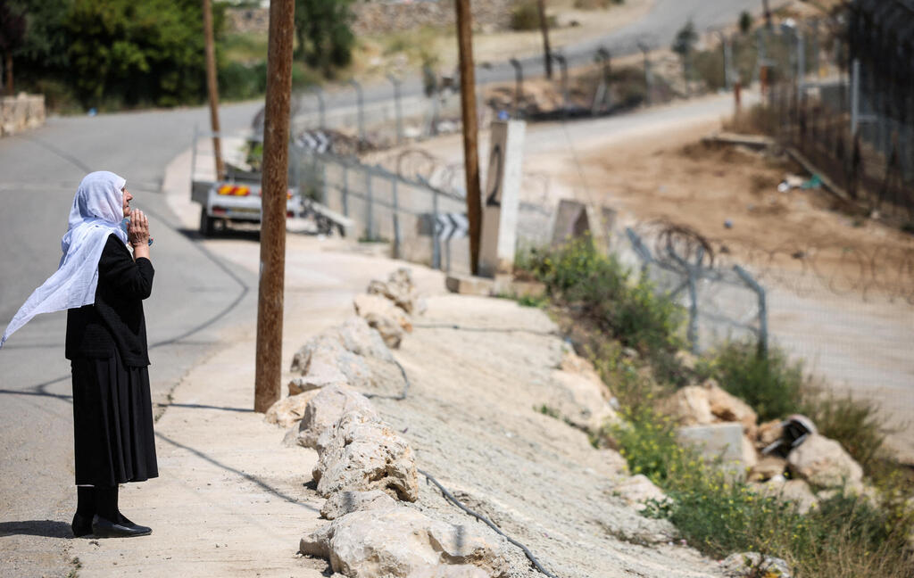 גבעת הצעקות סמוך למג'דל שמס, השבוע. "אם את נותנת למחשבות להשתלט אי אפשר לתפקד. בהתחלת ההתקפות על הדרוזים בסוריה לא ישנתי", מספרת סלווה בריק