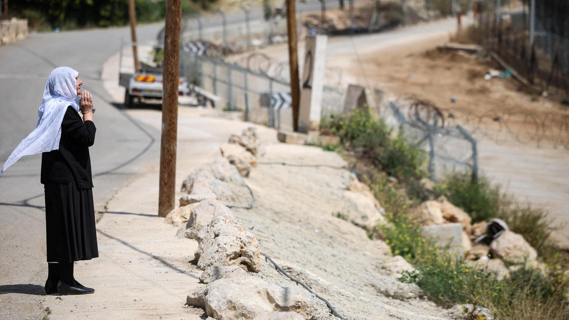 גבעת הצעקות סמוך למג'דל שמס, השבוע. "אם את נותנת למחשבות להשתלט אי אפשר לתפקד. בהתחלת ההתקפות על הדרוזים בסוריה לא ישנתי", מספרת סלווה בריק