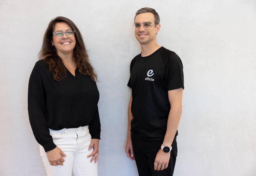 מימין דן רווה מייסד Efficio ו לילך בר דוד שותפה מייסדת ומנכ"לית לילי