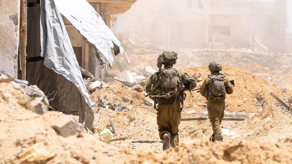 חיילי צה"ל בעזה (צילום: דובר צה"ל) כוחות צה"ל ב רצועת עזה מלחמת עזה 4.5.25