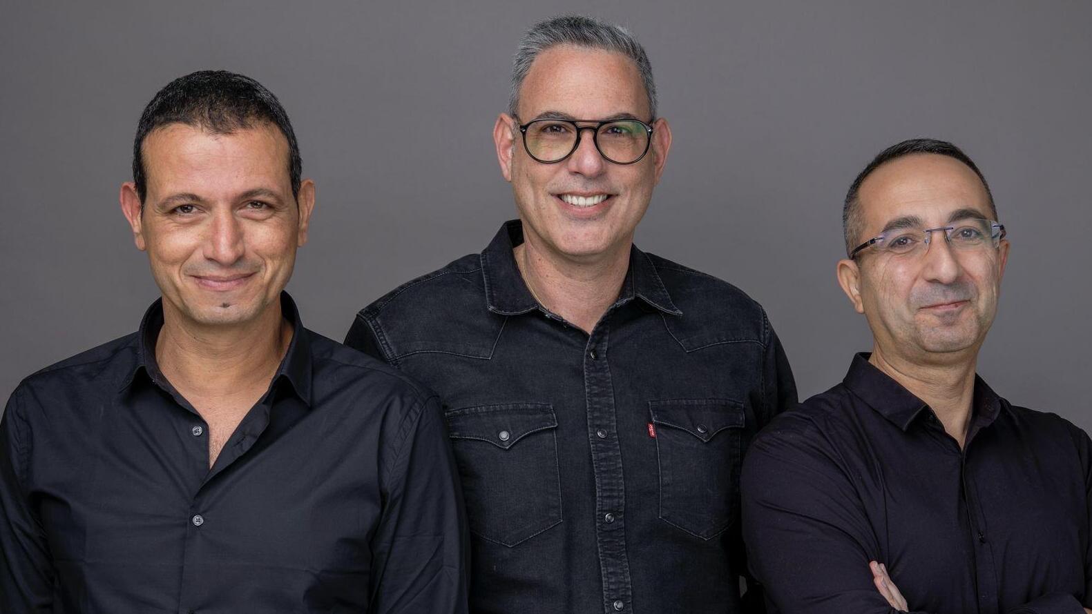 המייסדים של Fetcherr ד"ר אורי ירושלמי רועי כהן ו רובי ניסן 