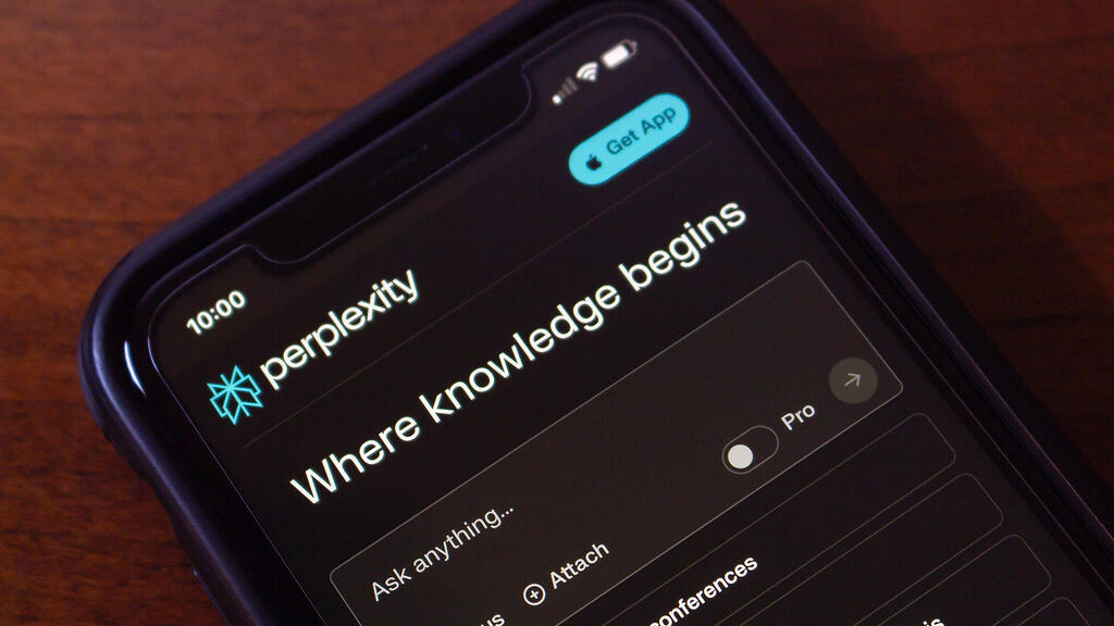 אפליקציית פרפלקסיטי Perplexity AI