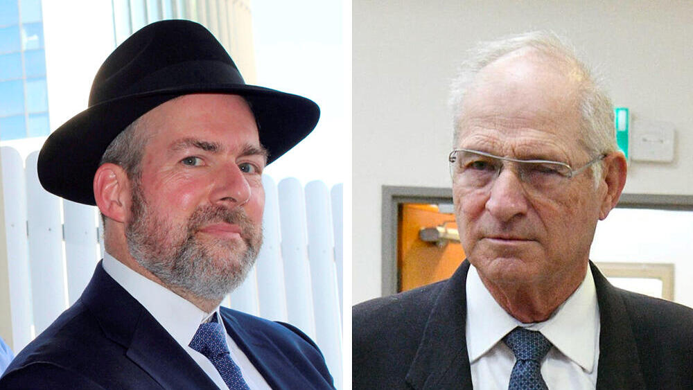 מימין עו"ד דוד שמרון והמשקיע אבי שרון