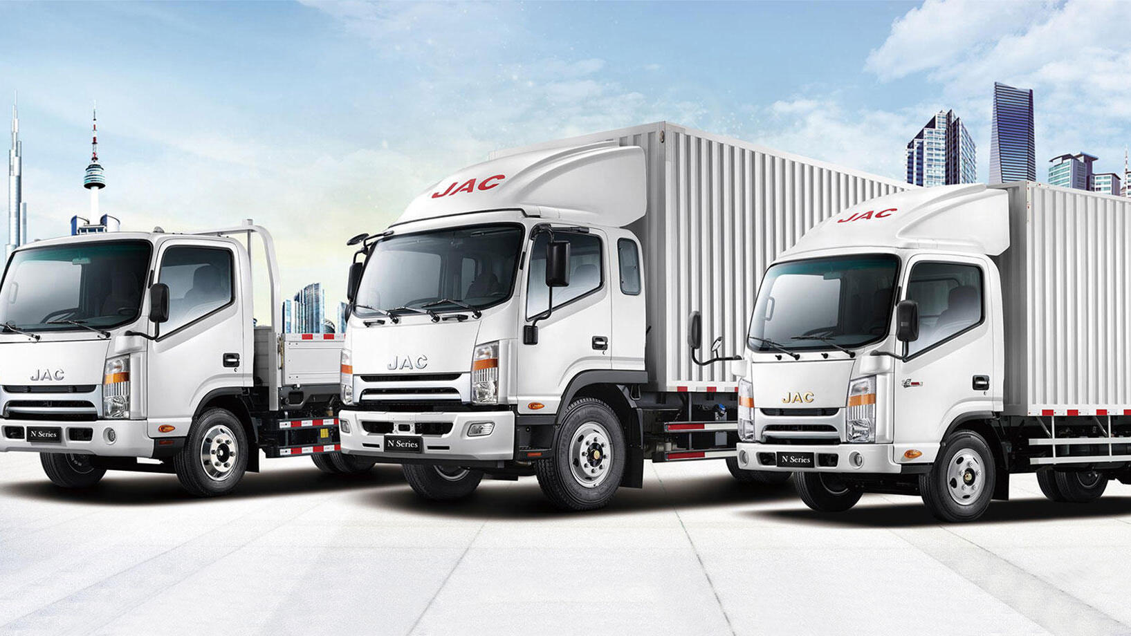 משאית חשמלית סינית של JAC