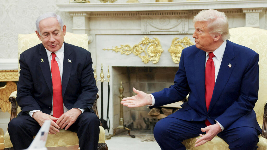 ביקור בנימין נתניהו דונלד טראמפ בית הלבן 