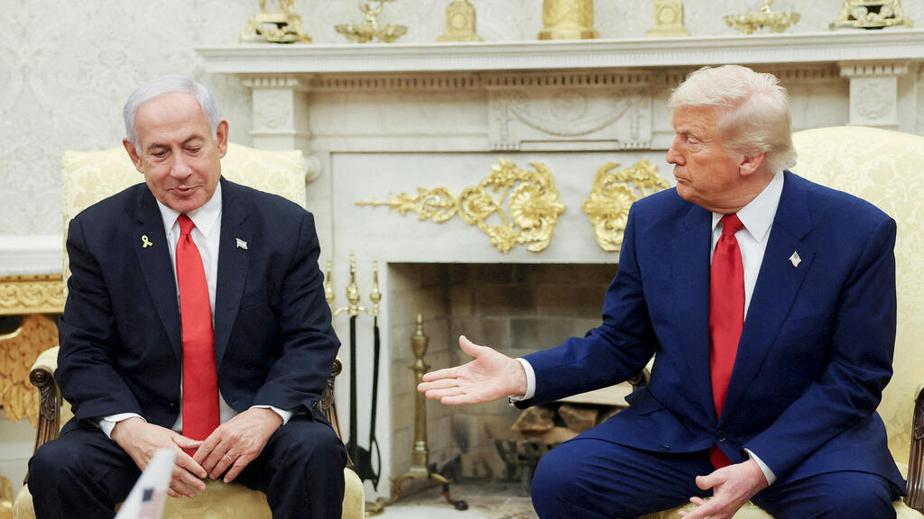 ביקור בנימין נתניהו דונלד טראמפ בית הלבן 