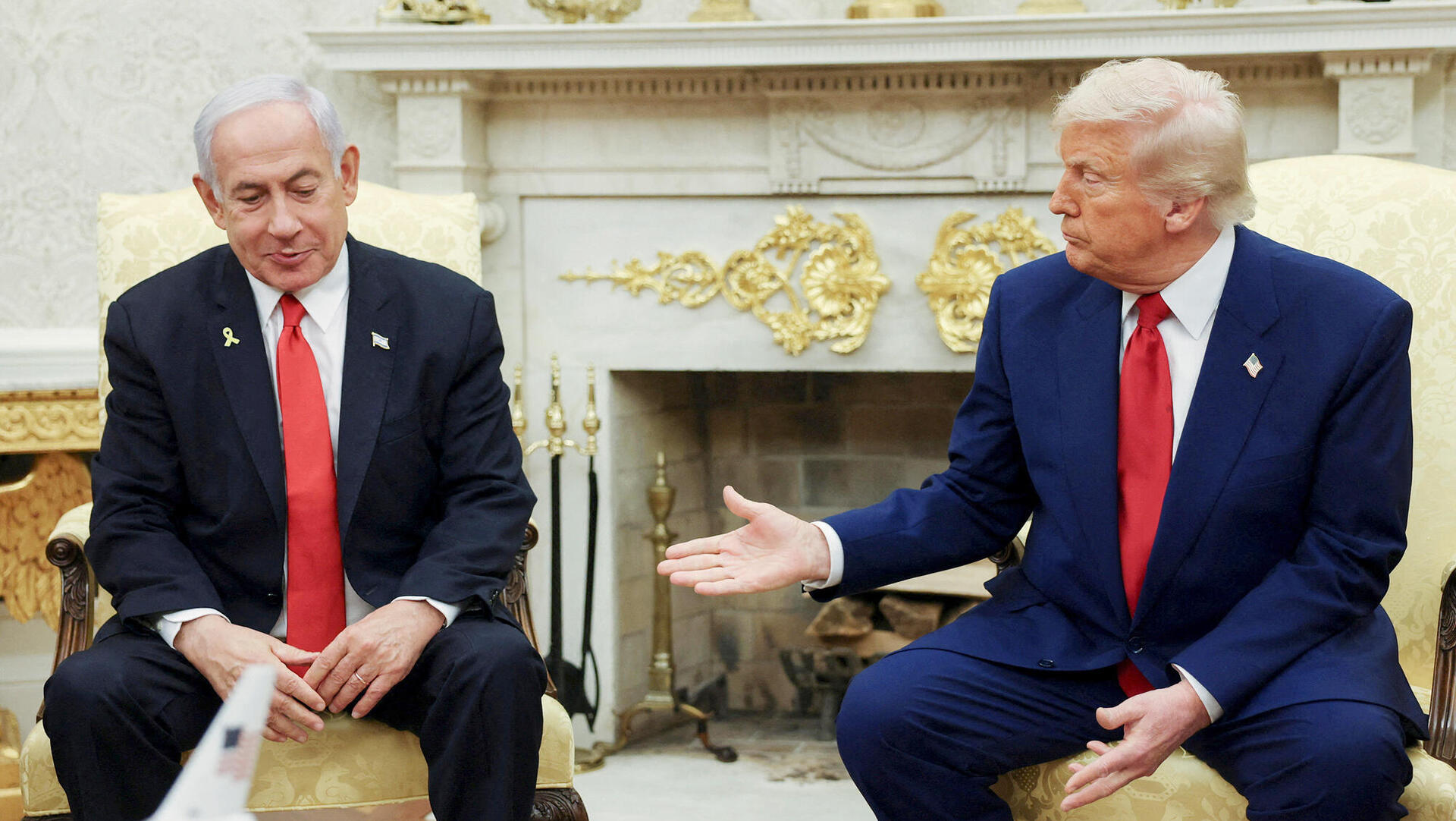 ביקור בנימין נתניהו דונלד טראמפ בית הלבן 