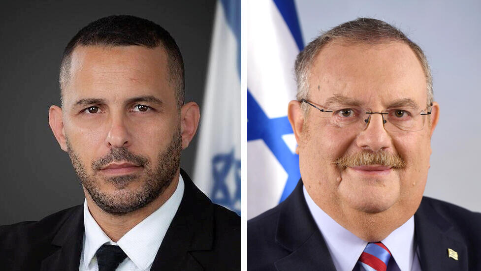 מימין דניאל הרשקוביץ ו רואי כחלון