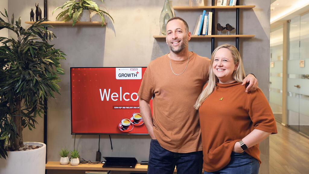 GROWTH+  מימין יעל מרטיק חנן מנכ"לית ומייסדת שותפה כמו על כל שריר אחר Pelles.ai ו פיני יקואל מייסד ומנכ"ל Optimov