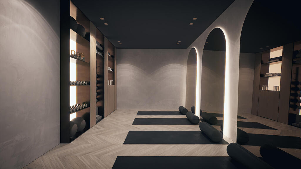חדר כושר ויוגה