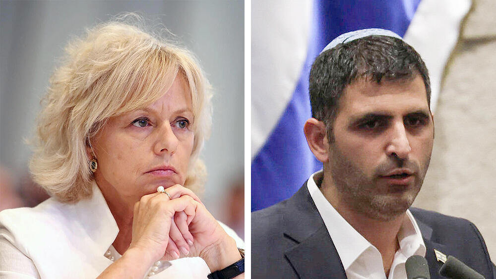 מימין שר התקשורת שלמה קרעי היועמשית גלי בהרב מיארה