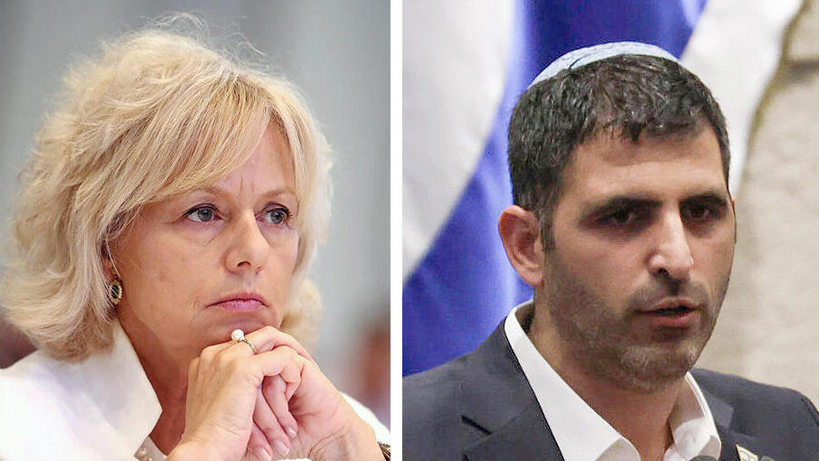 מימין שר התקשורת שלמה קרעי היועמשית גלי בהרב מיארה