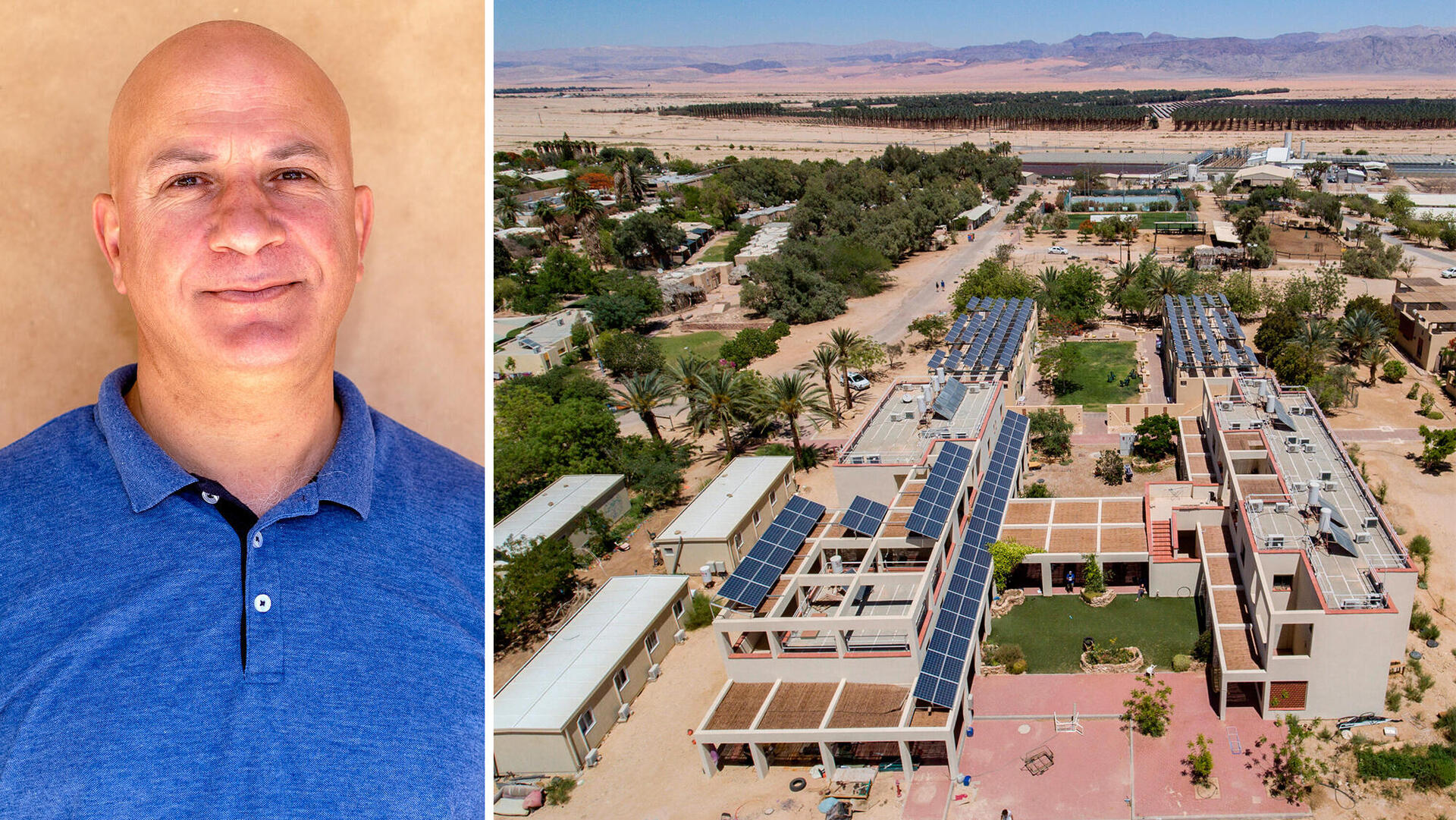 ד״ר טארק אבו חאמד מנכ״ל מכון הערבה ללימודי סביבה לצד המכון