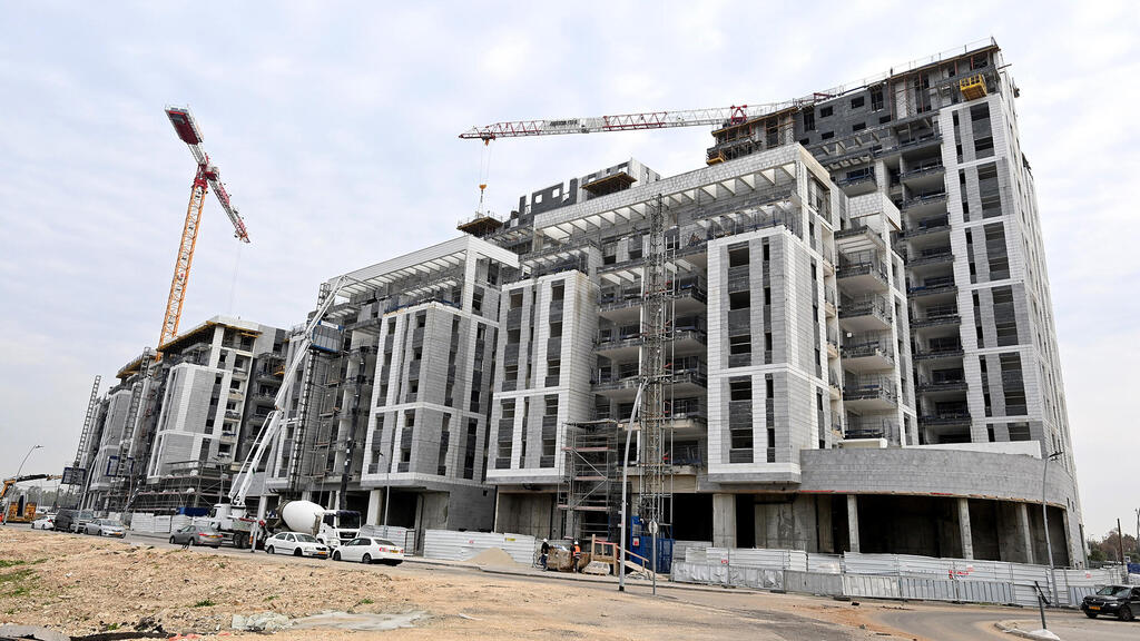 בנייה ביהוד מונסון (לפרויקט המצולם אין קשר לידיעה) (צילום: קובי קואנקס) בנייה חדשה פרוייקט בניית שכונות יהוד מונסון