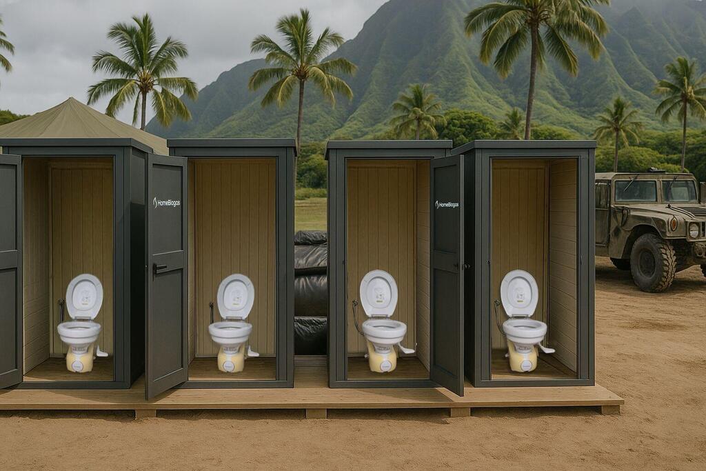 HomeBiogas toilet