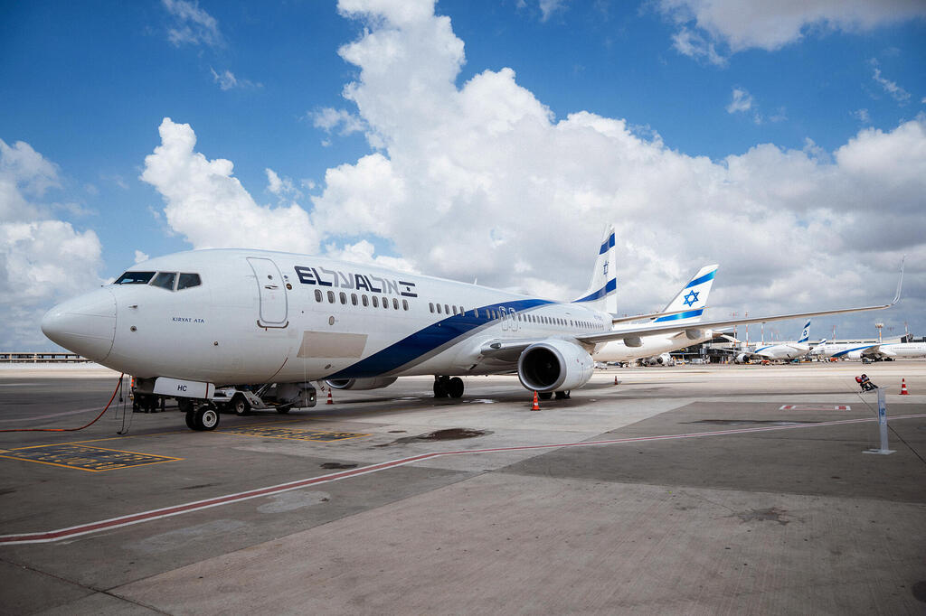 מטוס של אל על (צילום: עפרי ברנע) מטוס של אל על