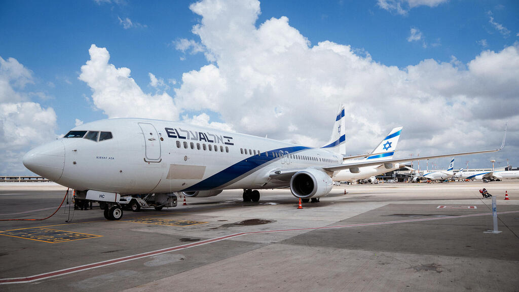 מטוס של אל על (צילום: עפרי ברנע) מטוס של אל על