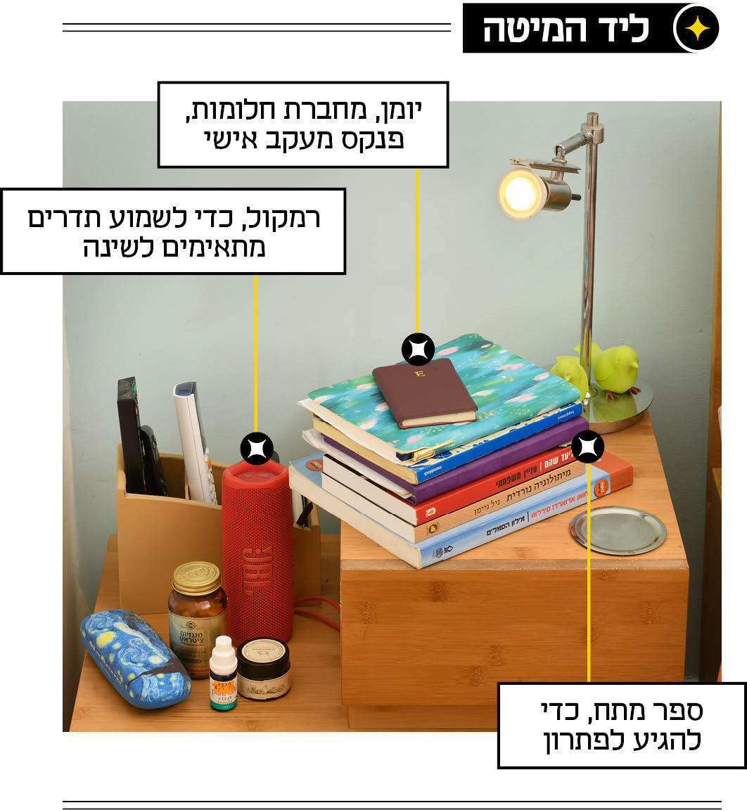 מדור שינה יונתן בלום שידה