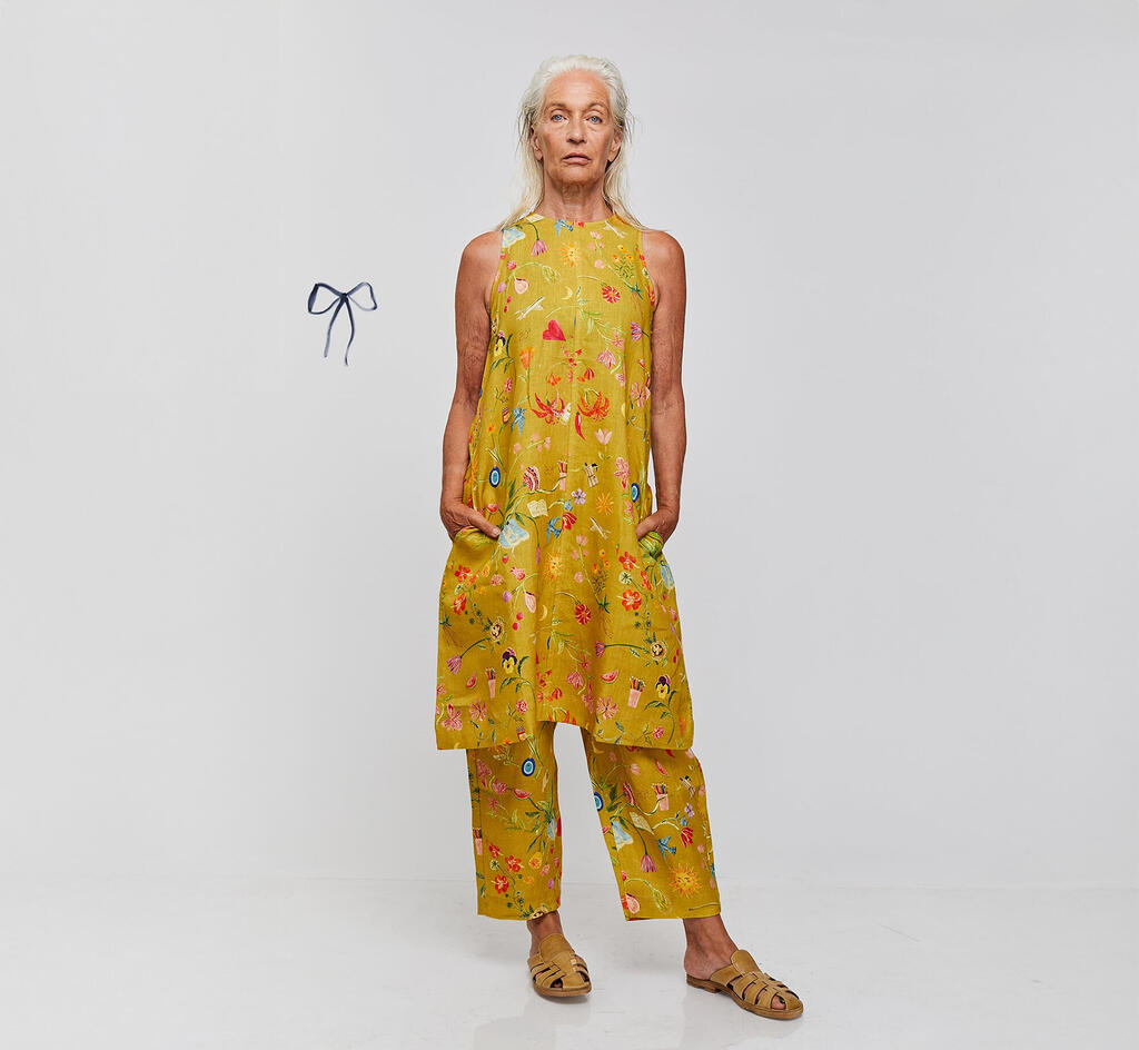 שמלה שאיירה האמנית הדס חיון למותק קום איל פו פנאי