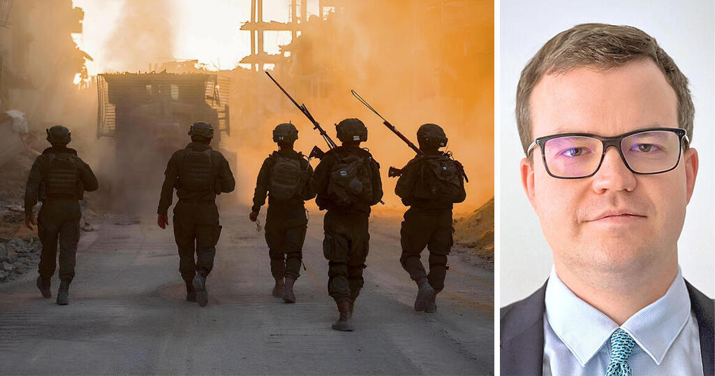 האנליסט הראשי האחראי על דירוג ישראל בחברת הדירוג הבינלאומית S&P מקסים ריבניקוב ו מלחמה חיילים עזה