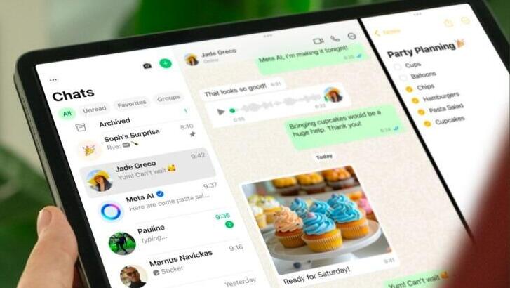 אפליקציית ווטסאפ לאייפד