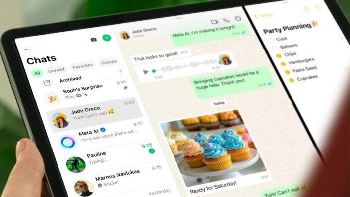 אפליקציית ווטסאפ לאייפד