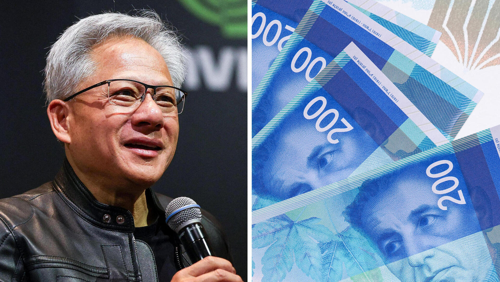 שטרות שקל שקלים מנכ"ל ומייסד אנבידיה ג'נסן הואנג