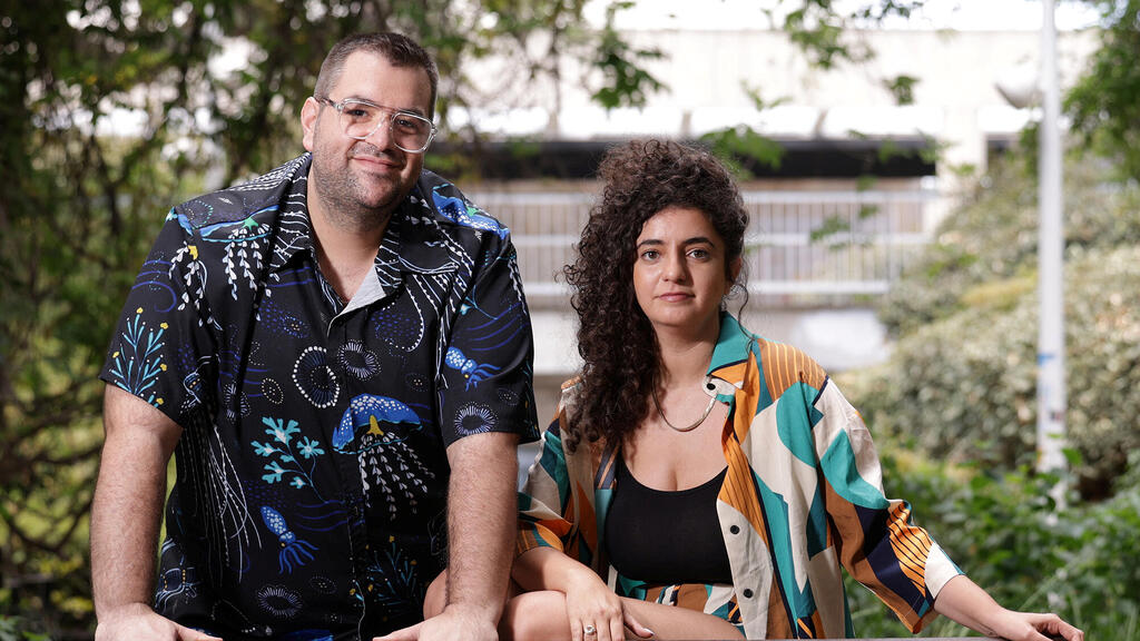 השחקנים אורן דיקמן ו בן יוסיפוביץ' פנאי