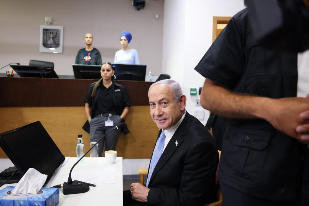 החקירה הנגדית של ראש הממשלה בנימין נתניהו 4/6/25 (צילום: מוטי מילרוד) חקירה נגדית ראש הממשלה בנימין נתניהו