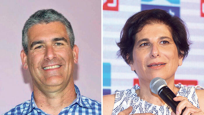 הממונה על התחרות מיכל כהן ומנכ"ל כרמל נדב ארנס