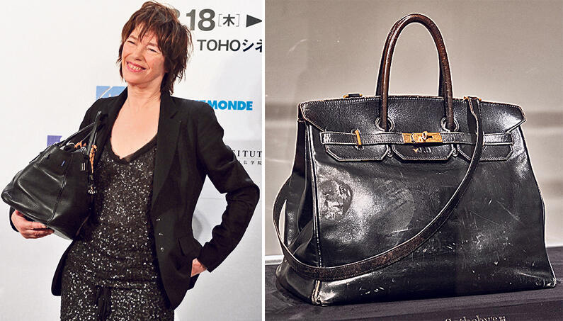 פנאי ג'יין בירקין ו תיק בירקין של הרמס