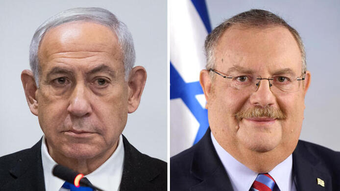 מימין דניאל הרשקוביץ ו בנימין נתניהו