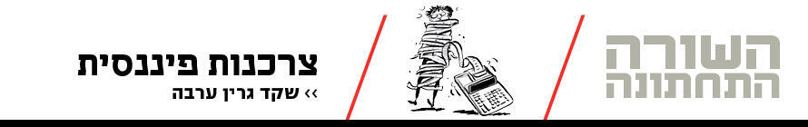 השורה התחתונה באנר שקד גרין ערבה דסקטופ