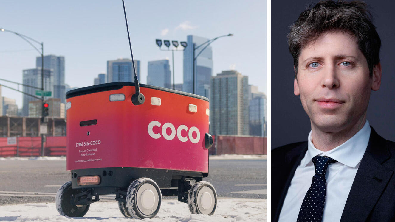 סם אלטמן ו רובוט של קוקו רובוטיקס