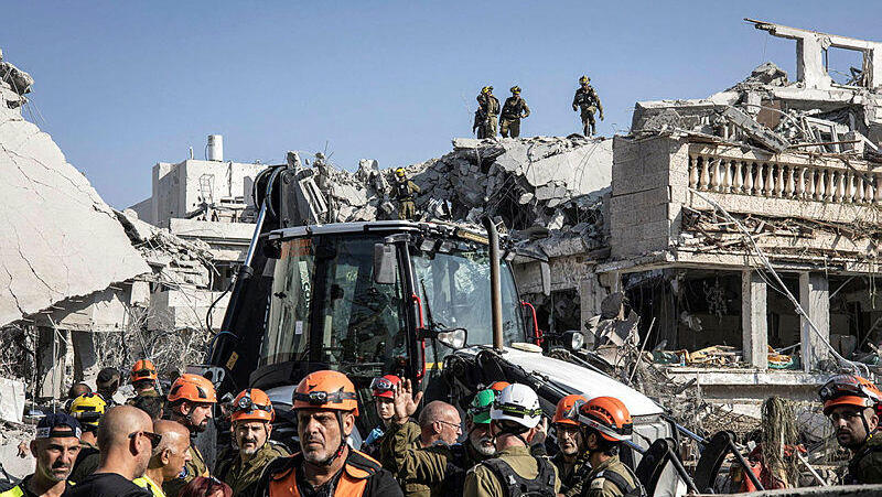 מלחמה עם איראן הרס הריסות ב ראשון לציון ראשל"צ בעקבות נפילת טיל איראני 14.6.25